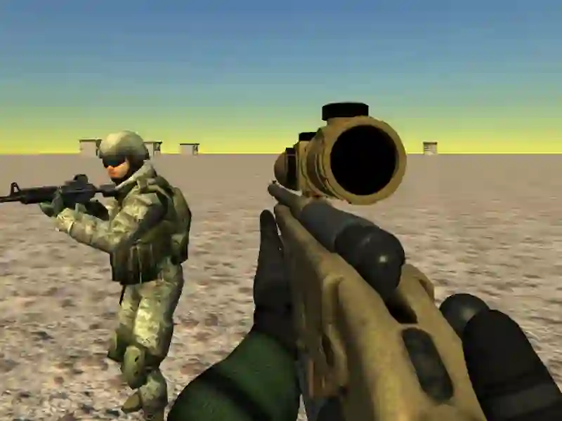 Logħba Sniper - Desert Storm onlajn