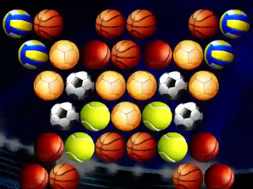 Logħba Bubble Shooter Golden Football onlajn