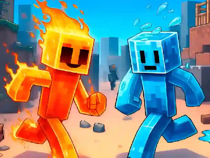 Logħba Fire and Water Stickman onlajn