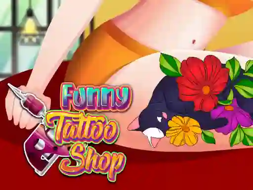 Logħba Funny Tattoo Shop onlajn