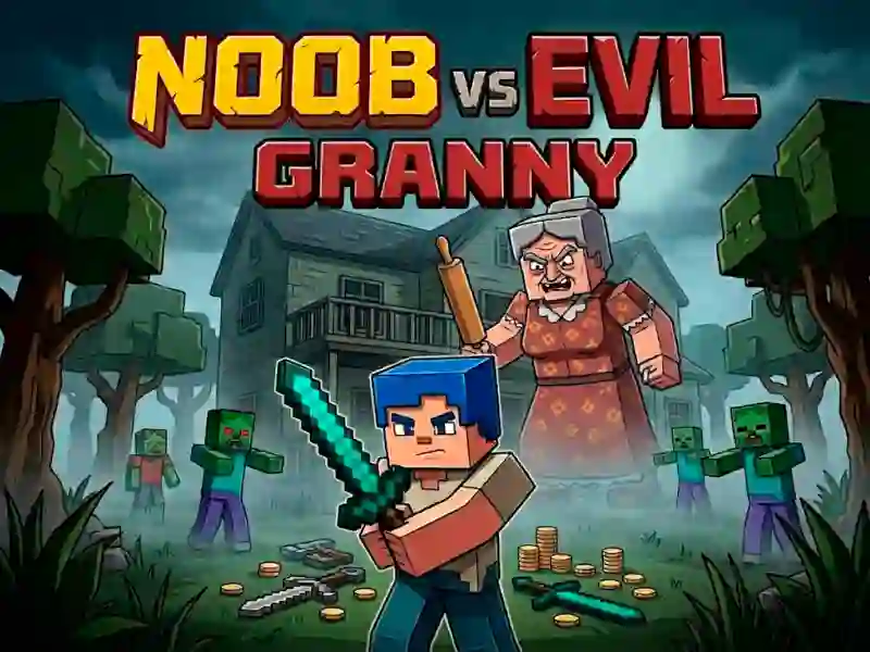 Logħba Noob vs Evil Granny onlajn