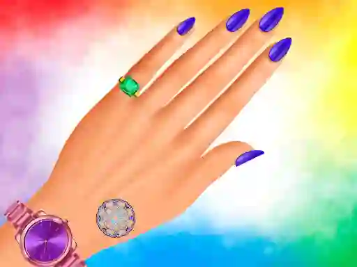 Logħba Nail Art Design onlajn