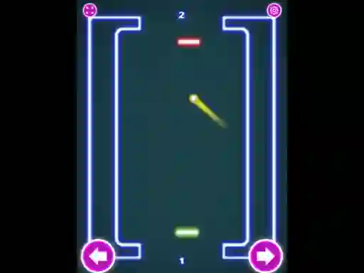 Logħba Pong Neon onlajn