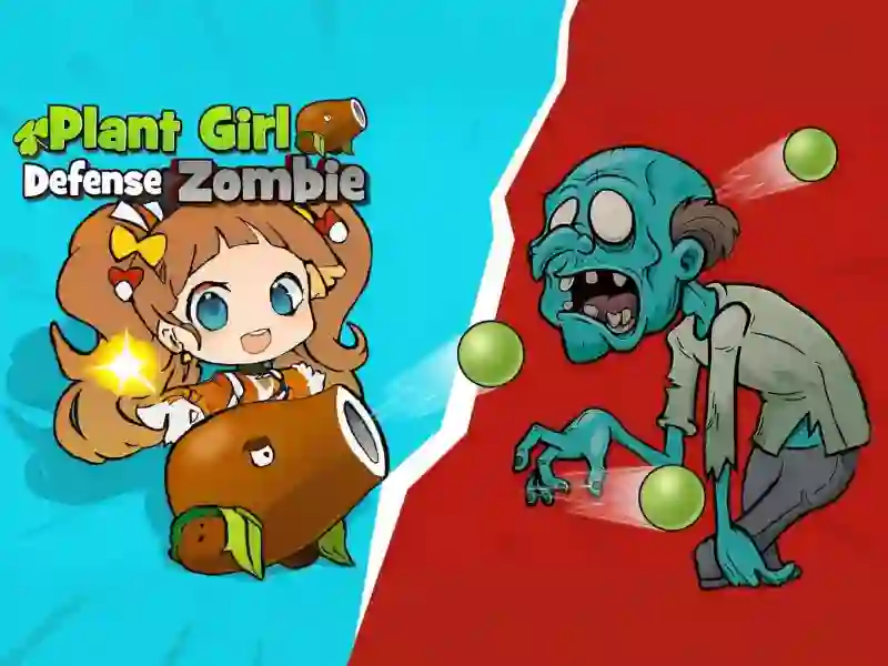 Logħba Plant Girl Defense Zombie onlajn