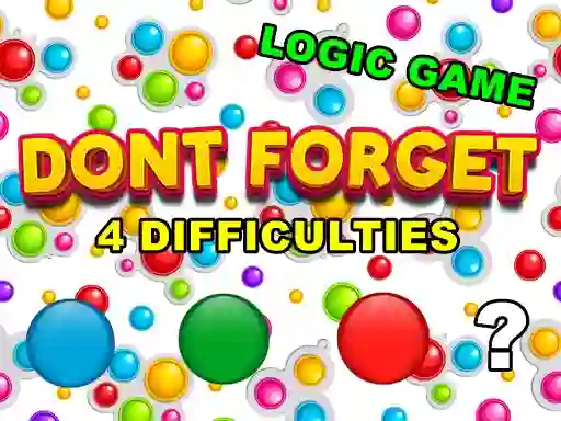 Logħba Dont Forget onlajn