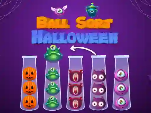 Logħba Ball Sort Halloween onlajn