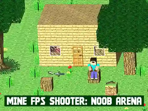 Logħba Mine FPS Shooter: Noob Arena onlajn