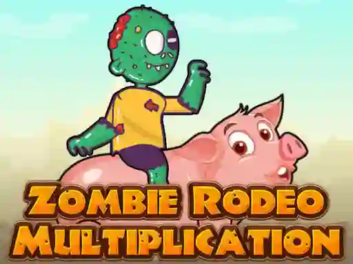 Logħba Zombie Rodeo Multiplication onlajn