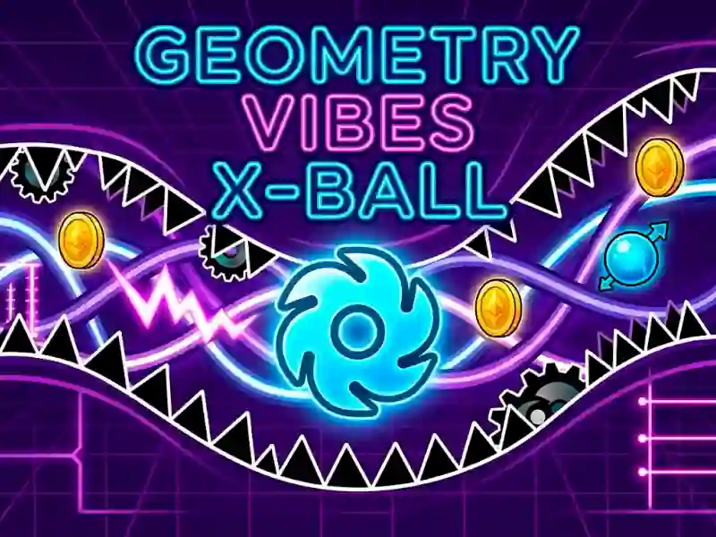 Logħba Geometry Vibes X-Ball onlajn