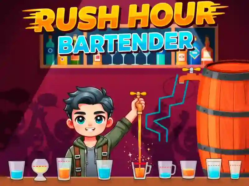 Logħba Rush Hour Bartender onlajn