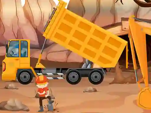 Logħba Dump Trucks Hidden Objects onlajn