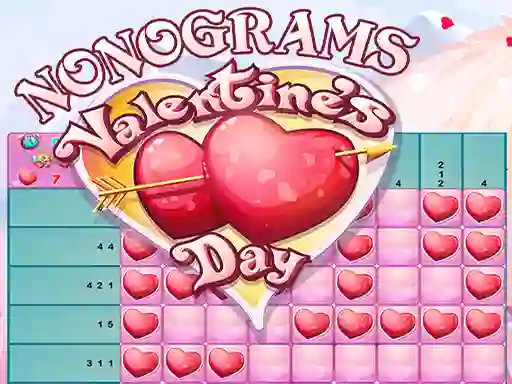 Logħba Nonograms Valentines Day onlajn