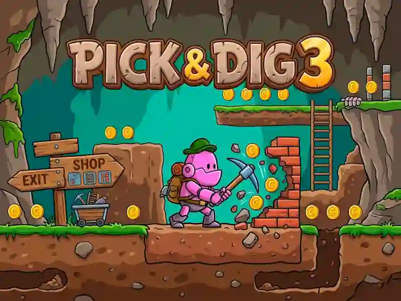 Logħba Pick & Dig 3 onlajn