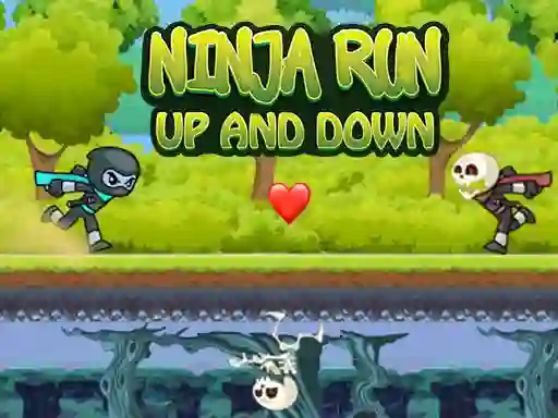 Logħba Ninja Run Up And Down onlajn