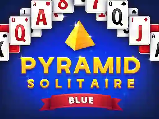 Logħba Pyramid Solitaire Blue onlajn
