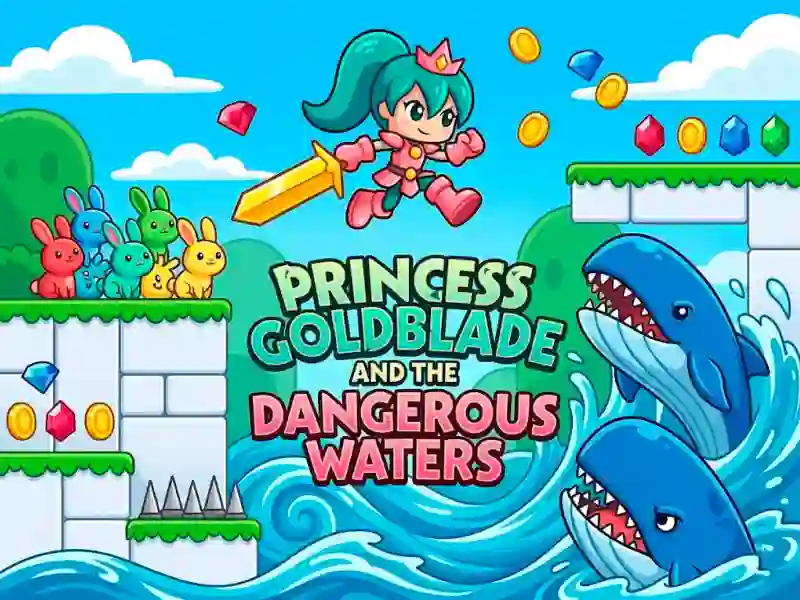 Logħba Princess Goldblade and the Dangerous Waters onlajn