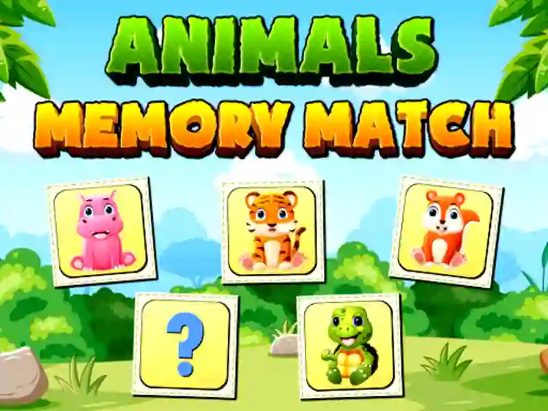 Logħba Animals Memory Match onlajn