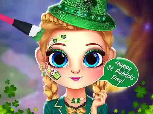Logħba Little Lily St Patrick's Day Photo Shoot onlajn