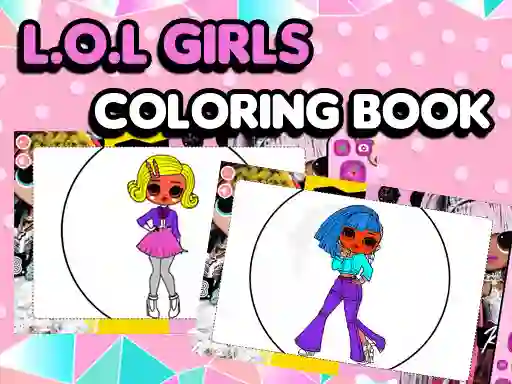 Logħba L.O.L OMG Girls Coloring Book onlajn