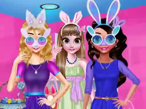 Logħba Funny Easter Girls onlajn