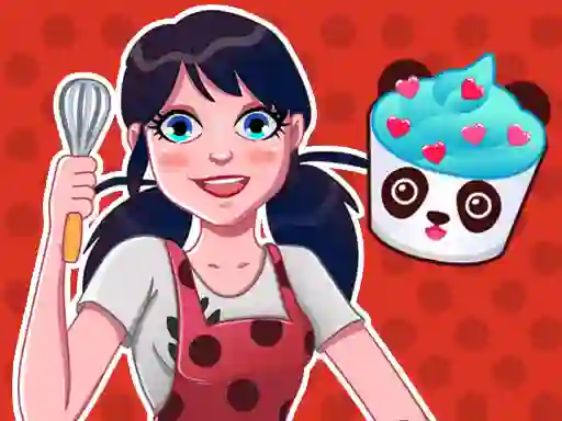 Logħba Miraculous Cupcake maker onlajn