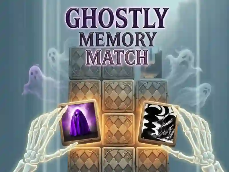 Logħba Ghosts Memory Match onlajn