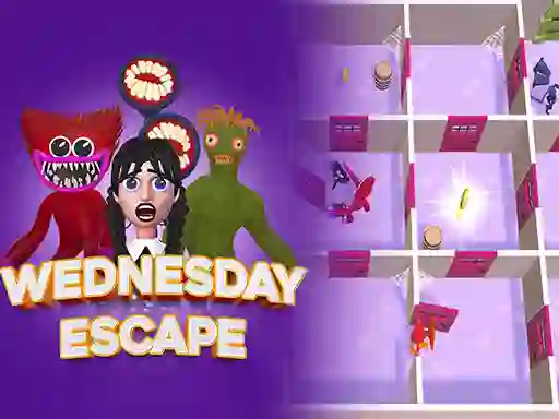 Logħba Escape Wednesday onlajn