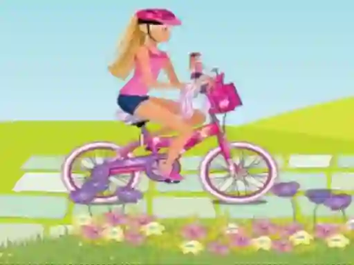Logħba BARBIE RIDES A BIKE onlajn