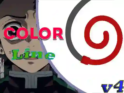 Logħba coloring lines v4 onlajn