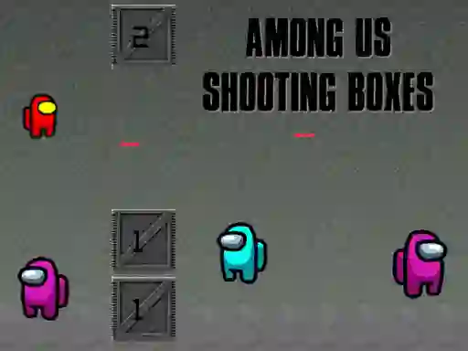 Logħba Among Us Shooting Boxes onlajn