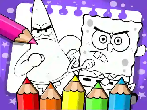 Logħba Sponge Bob Coloring Book onlajn