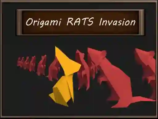 Logħba Origami Rats Invasion onlajn