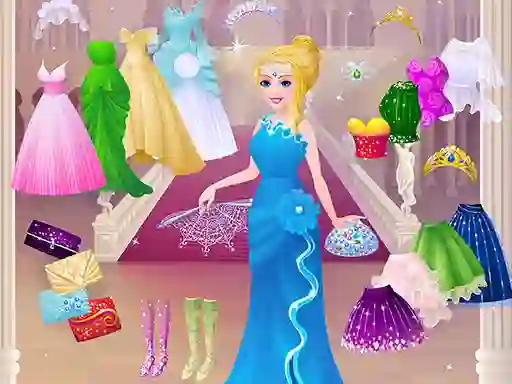 Logħba Cinderella Dress Up Girl Games onlajn