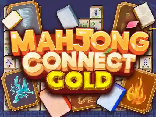 Logħba Mahjong Connect Gold onlajn