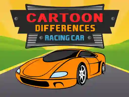Logħba Cartoon Racing: Car Differences onlajn