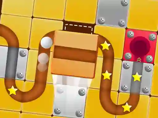 Logħba Unblock Ball Slide Puzzle onlajn
