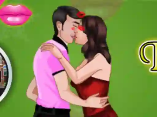 Logħba Christmas Eve Kissing onlajn