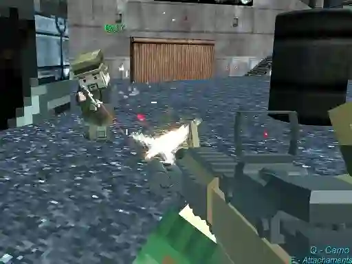 Logħba Pixel Gungame Arena Prison Multiplayer onlajn