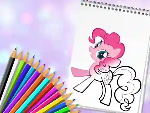 Logħba Cute Pony Coloring Book onlajn