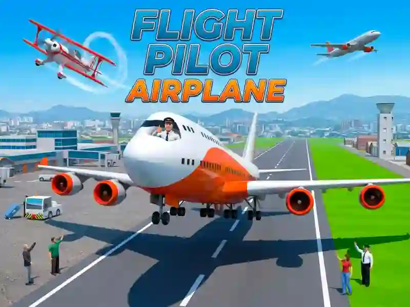Logħba Flight Pilot Airplane onlajn