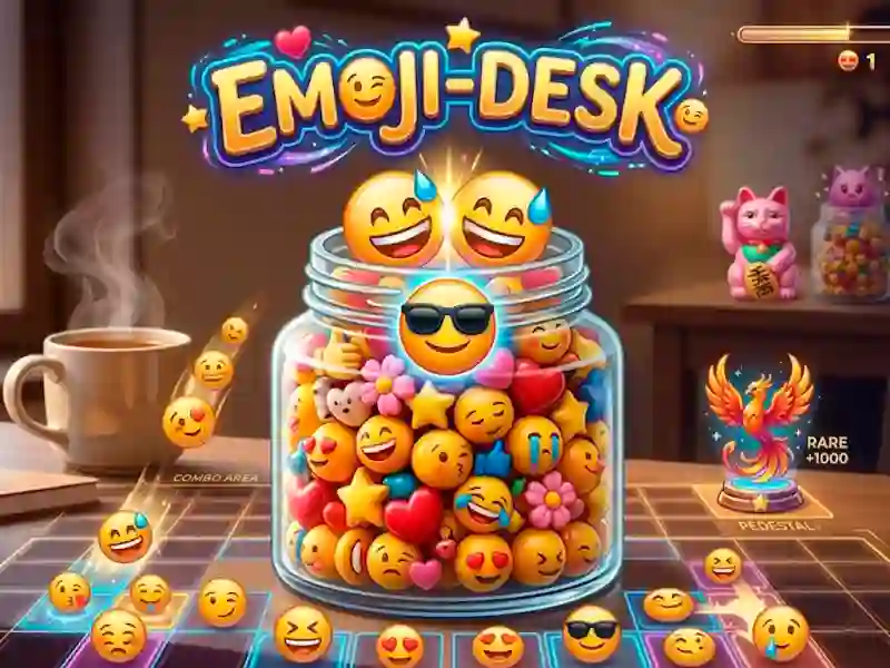 Logħba Emoji Desk onlajn