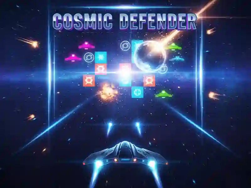 Logħba Cosmic Defender onlajn