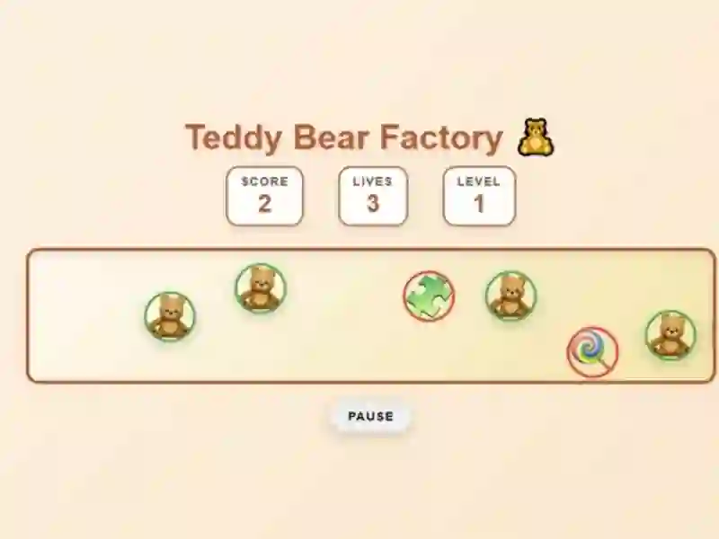 Logħba Teddy Bear Factory onlajn