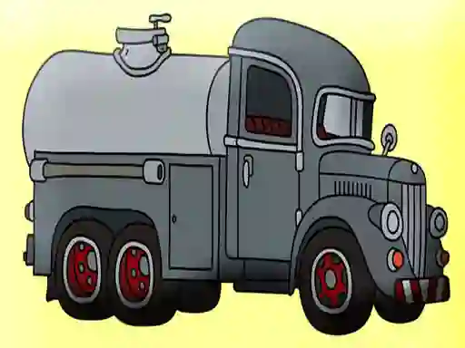 Logħba Tank Trucks Coloring onlajn