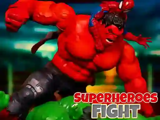 Logħba Superheroes Fight onlajn
