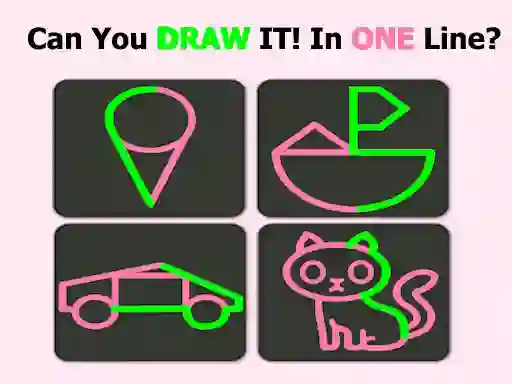 Logħba Brain Test: One Line Draw Puzzle onlajn