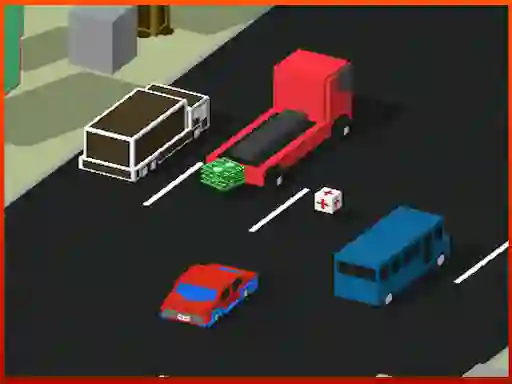 Logħba Blocky Traffic Racer onlajn