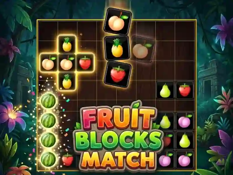 Logħba Fruit Blocks Match onlajn
