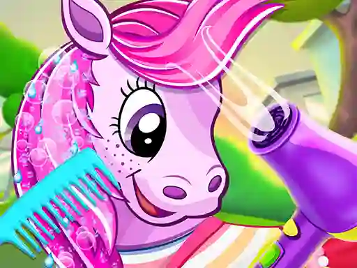 Logħba Pony Pet Salon onlajn