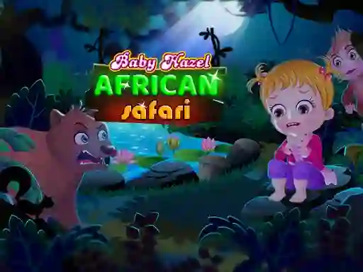 Logħba Baby Hazel: African safari onlajn